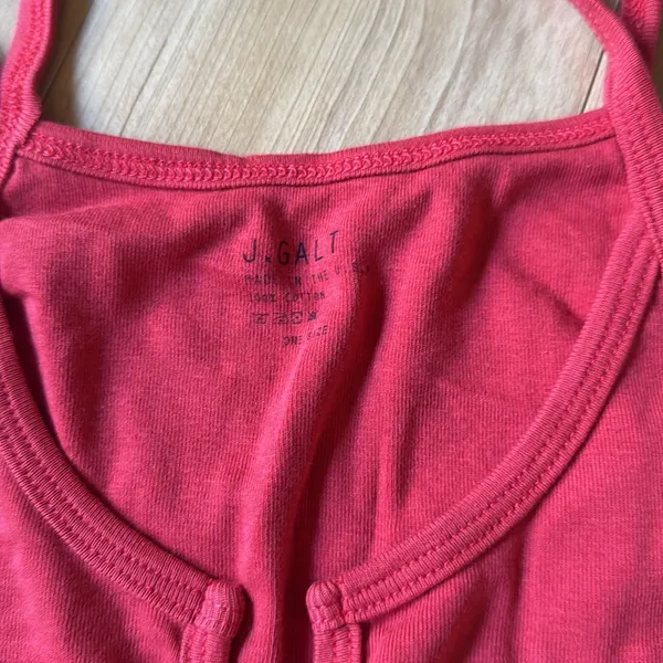J. Galt Red Women's Tank Top - Image 2