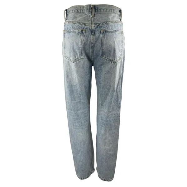Princess Polly Women's Blue Light Wash High Waisted Straight Denim Jeans Size 0 - Image 3