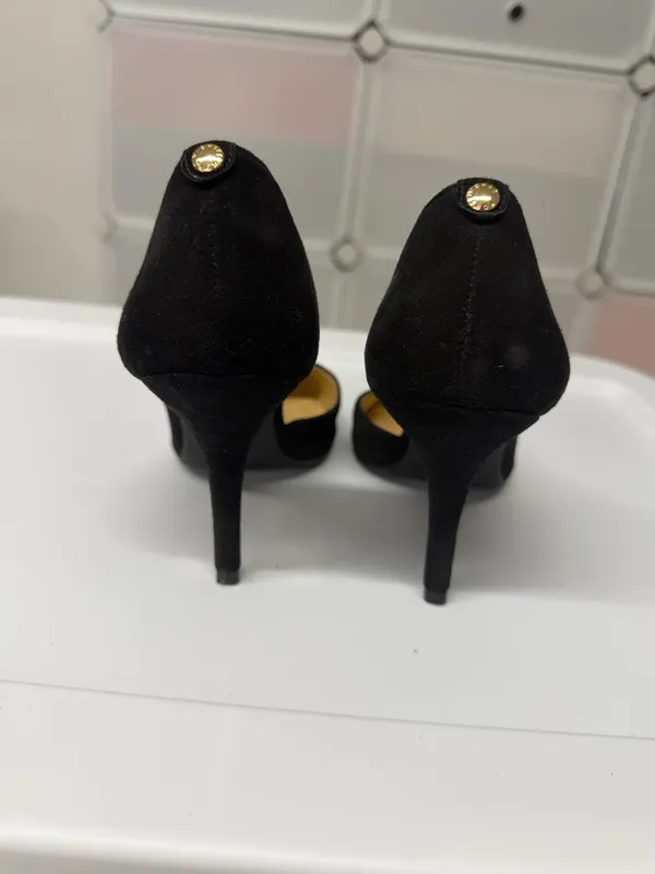 Michael Kors Black Suede Heels - Image 3