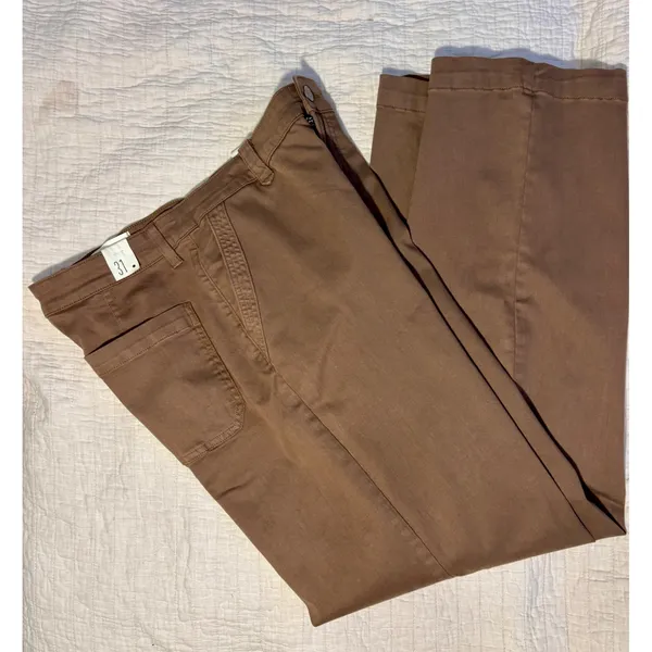 Cosmic Blue Love Portia High Rise Wide Leg Pants Brown Stitch Fix Exclusive 31 - Image 5