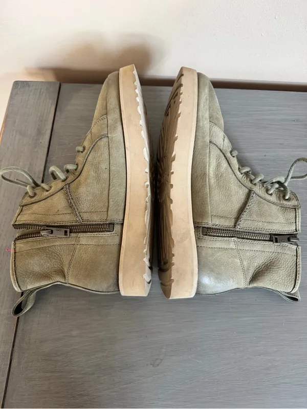 UGG Deconstructed Lace Up Hiker Boot Olive Green Size 9 1127991 - Image 4