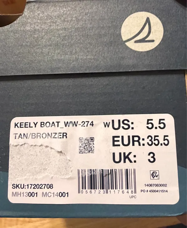 Sperry NIB women’s 5.5 Keely Boat leather shoe Tan/Bronzer - never worn $110 - Image 6
