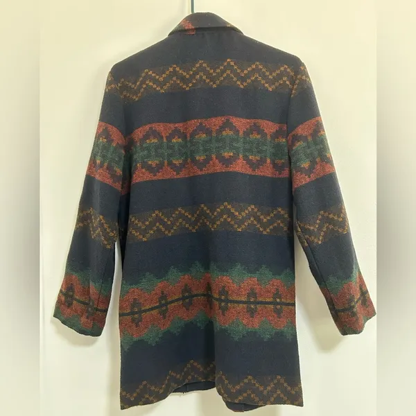 BE vintage Wool blend southwestern Women's Blazer - Image 4