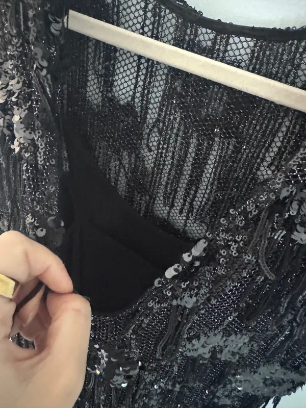 ZARA Sequin Dress Mini - Image 6