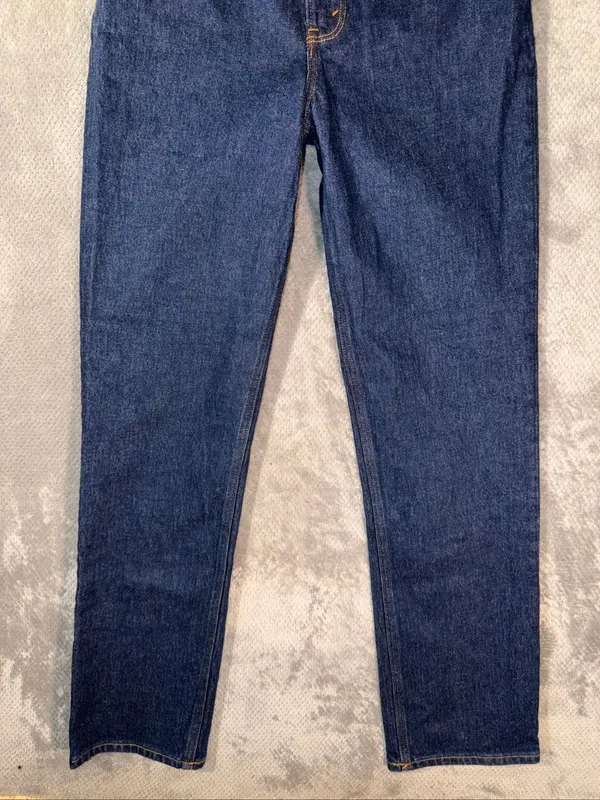 Abercrombie & Fitch 90s Straight Ultra High Rise Jeans Size 26/2R Dark Wash NEW - Image 2