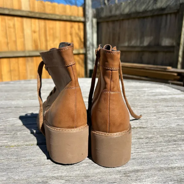 NATURALIZER Catherine Womens‎ Faux Leather Block Heel Ankle Boots size 8.5 - Image 7