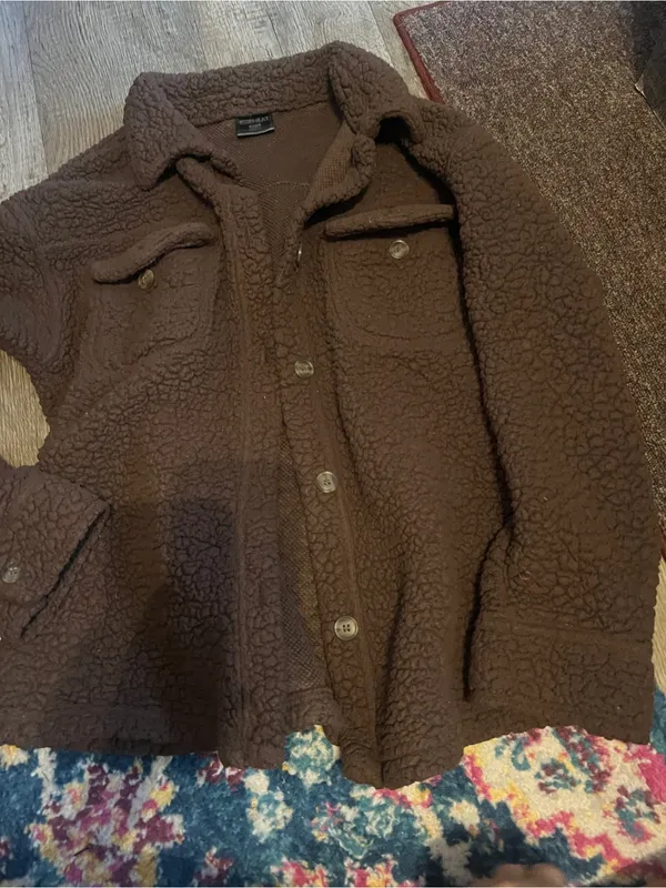 32 heat Cozy Brown Sherpa Shacket - Women's Jacket - Image 3