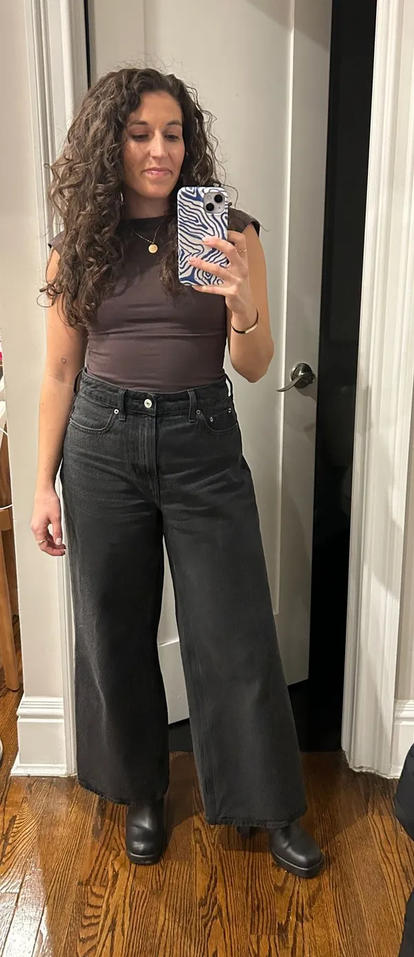 Abercrombie Curve Love Wide-Leg Jeans - Image 2