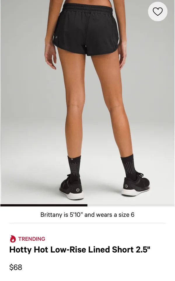 Lululemon Hotty Hot Low-Rise 2.5" Shorts - Image 7