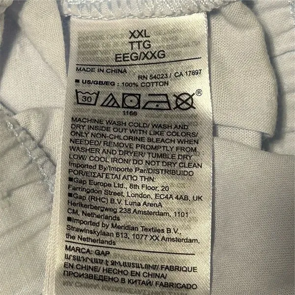 Gap Women's XXL Blue High Rise Sweat Shorts Casual‎ Summer - Image 6