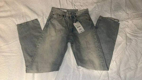 High Rise Straight Leg Jeans - Image 6