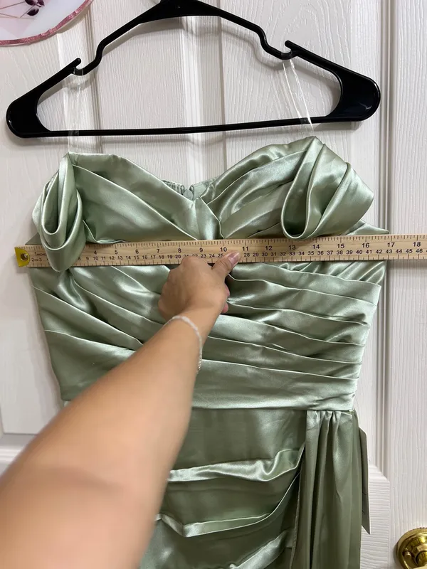 Prom dress green color - Image 9