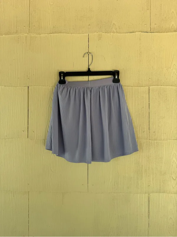 Pleated Lavender Mini Skirt - Women - Image 3