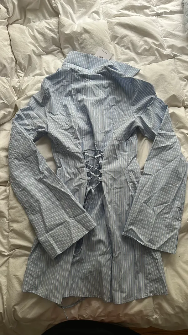 Princess Polly Dress Pinstripe Button-Up - Image 3