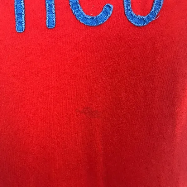 Hollister Embroidered Red Women's Tee Size M - Image 10