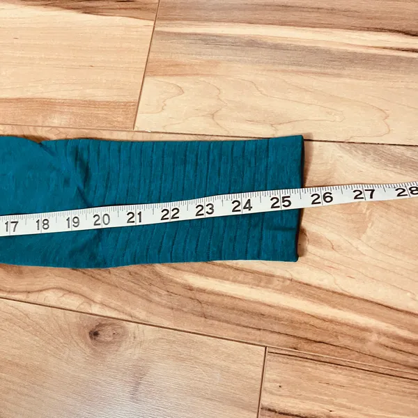 Alphalete Leggings Sz small teal textured - Image 6