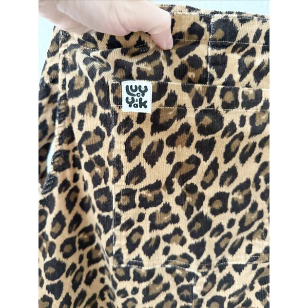 Lucy & Yak Leopard Corduroy Dungarees US 20R - Image 6