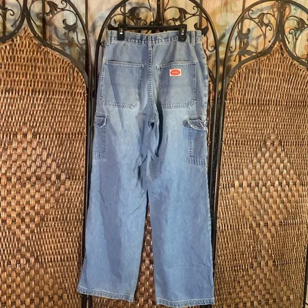 Vintage 90’s Y2K Revolt Flare Carpenter Jeans Size 7/8 - Image 5