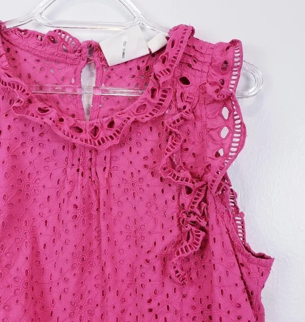 Mauve By Anthropologie Eyelet Blouse - Image 3