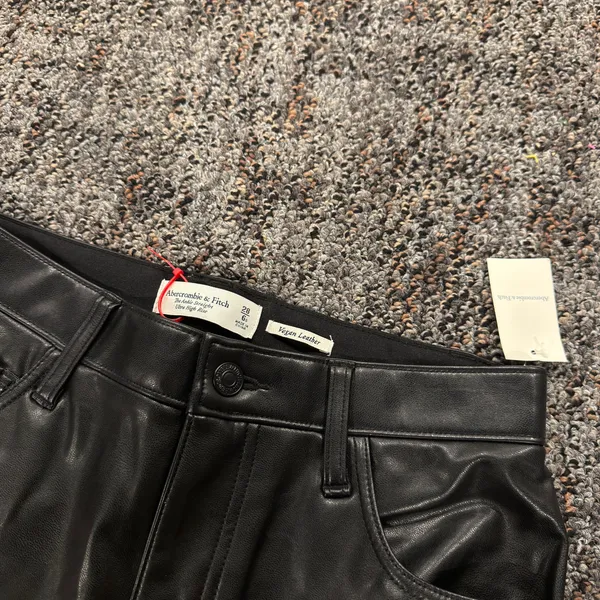 Abercrombie Leather Pants - Image 2