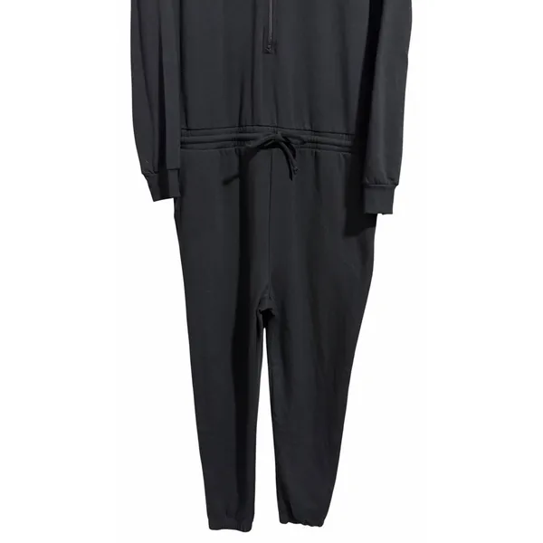 Beyond Yoga Ski Weekend Half Zip Jumpsuit Black Women's‎ Size Large - Image 5