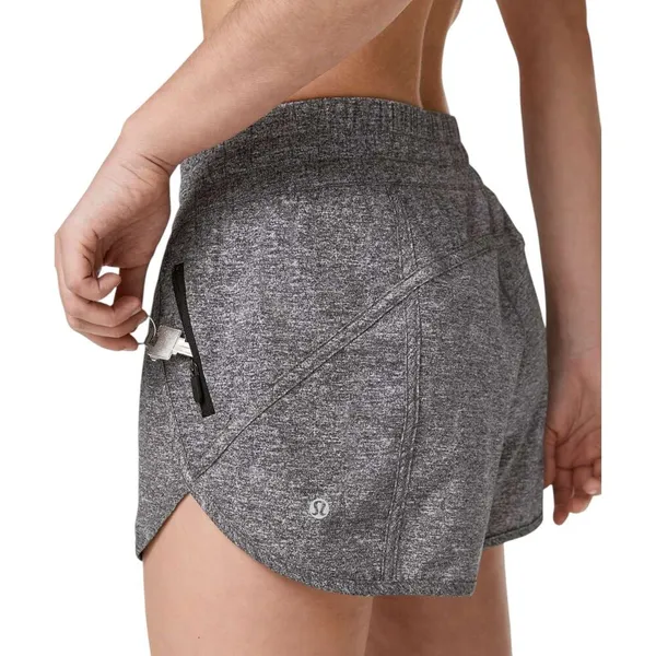 Lululemon Tracker Low-Rise Short 4" *Heather Lux Multi Black - Image 3