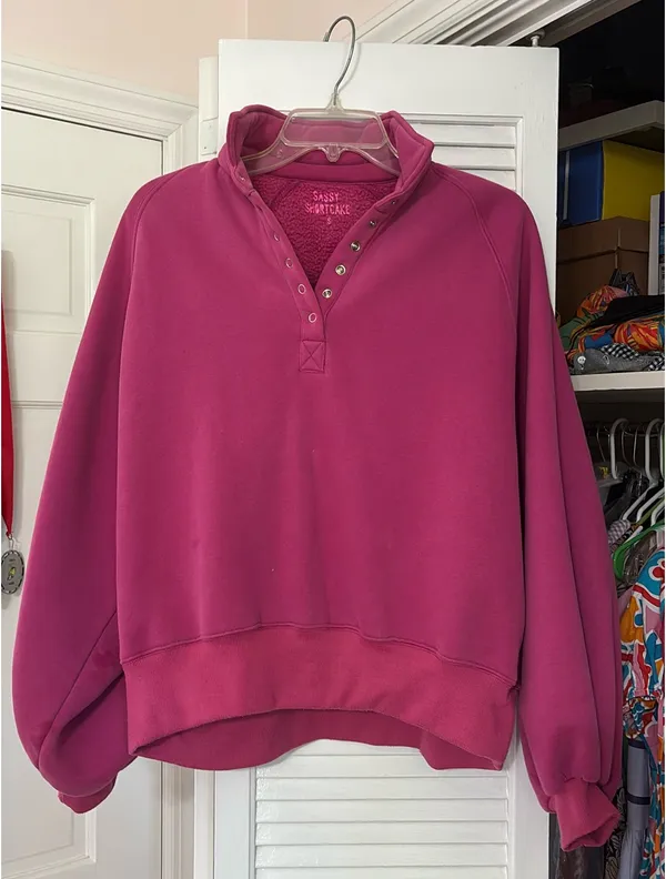 Boutique Sassy Shortcake Pink Pullover - Image 2