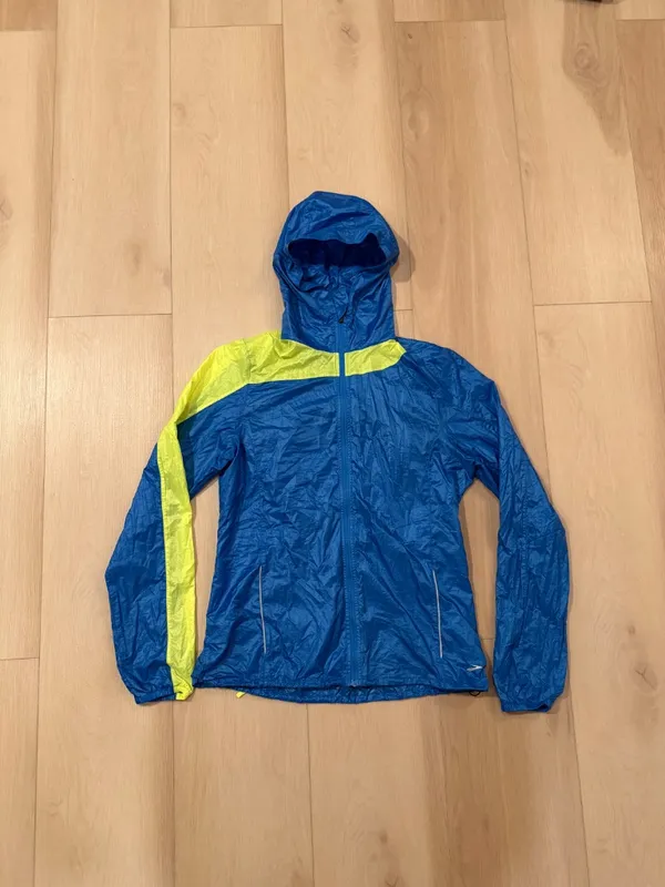 Brooks Hooded Hi-Visibility Windbreaker Jacket Women's Size Large - Image 2