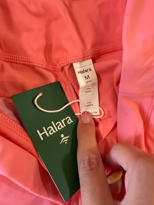Coral Halara Cuffed Joggers/Scrubs - Image 5