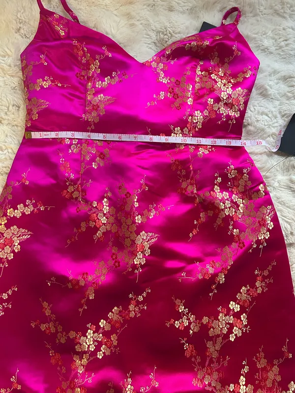 Lulus Fuchsia Satin Mini Dress - Image 12