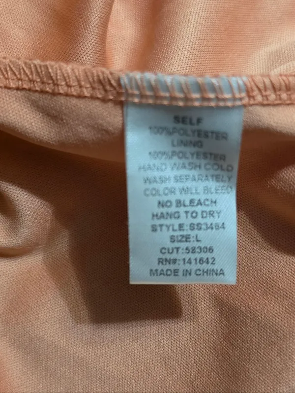 She & Sky V-neck Dress Size Large - Image 4