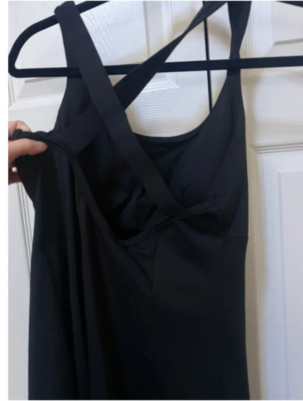 SHEIN Black Padded Crossback Athletic Mini Dress - Image 4