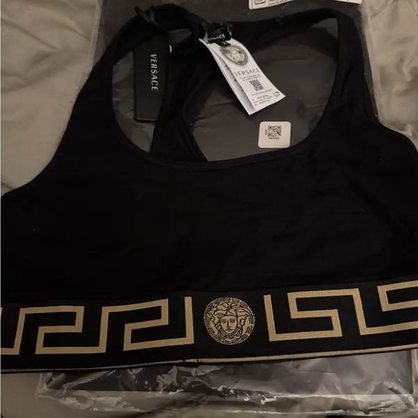 GRECA BORDER SCOOP BRALETTE VERSACE - Image 3