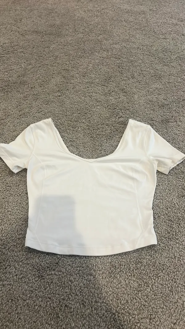 Lululemon Short Sleeve Crop Top - Image 3