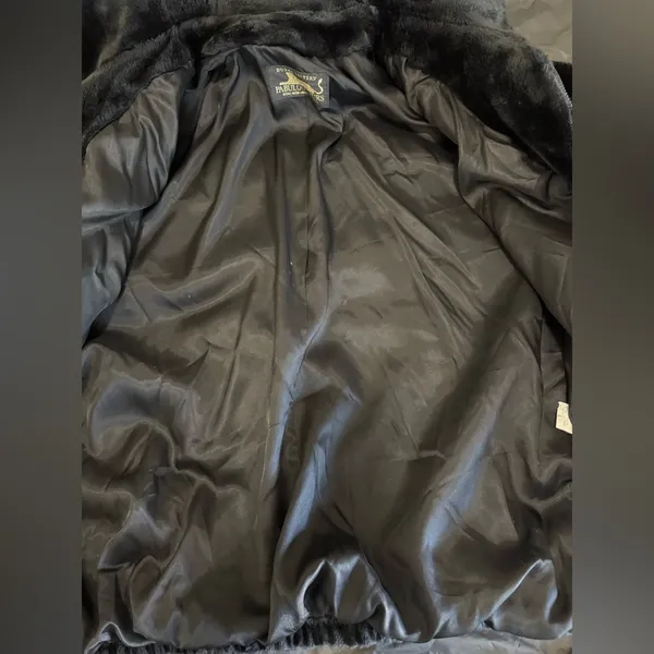 Donna Salyers Fabulous Furs Hooded Jacket Faux Fur Brown Size Large - Image 4