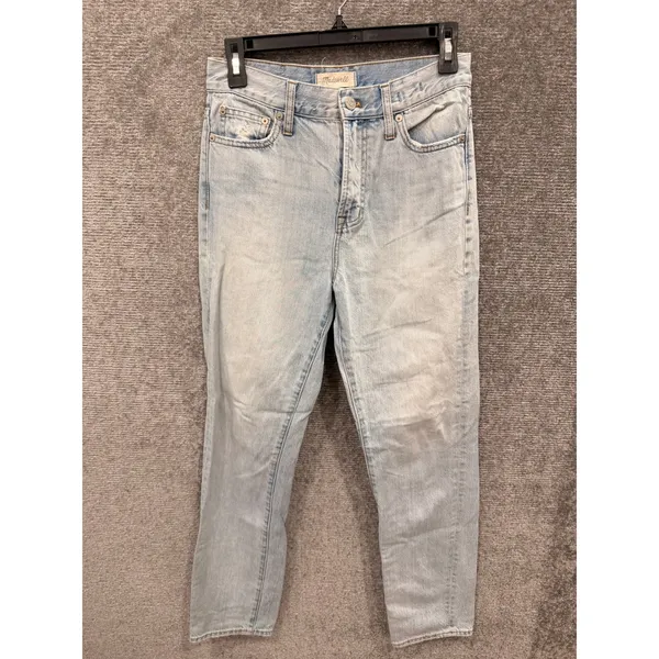 Madewell Women Jeans 25 Light Wash The Perfect Vintage Jean High Rise Tapered - Image 3