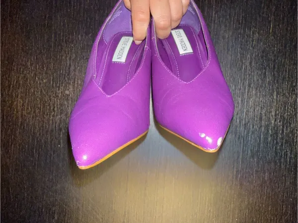 Steve Madden SEDONA PURPLE Pointed Toe Stiletto Pumps - Image 8