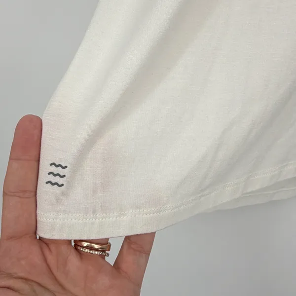 Free Fly Women Bamboo Long‎ Sleeve T-Shirt White XXL Performance Tee - Image 3