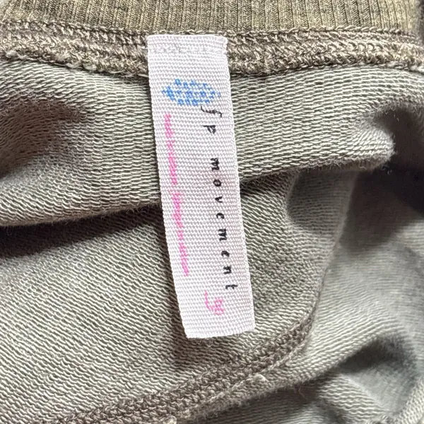 Free People Movement Markle Hoodie Women’s Large Olive Green Athleisure Grunge - Image 7