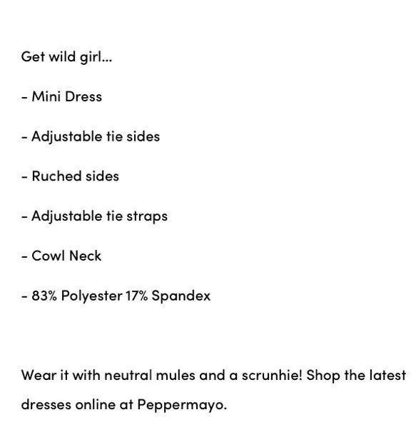Peppermayo Wordplay Dress - Image 5