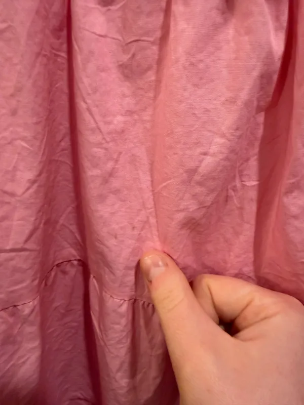 Fantastic Fawn Ruffle Detail Ric Rac Trim Tiered Dress Pink - Image 6