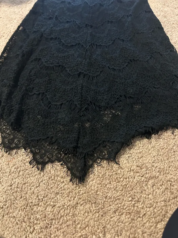 Free People Black Lace dress - Image 4