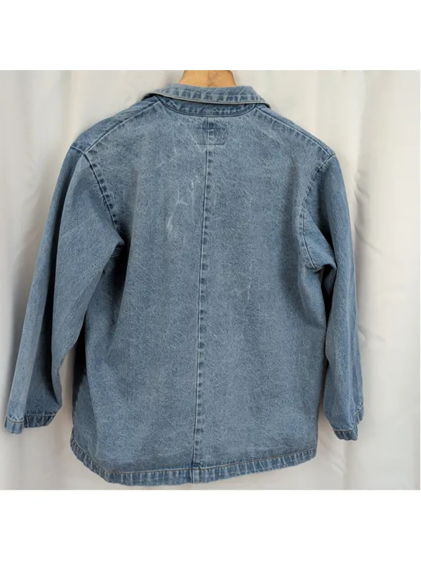 Vintage Cotton Denim Ladies' Blazer - Image 7