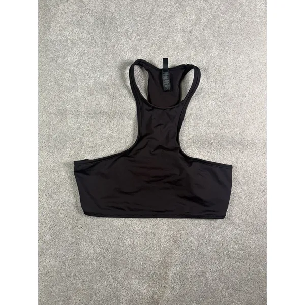 Skims Onyx High Neck Racer Back Swim Top large nwot - Image 2
