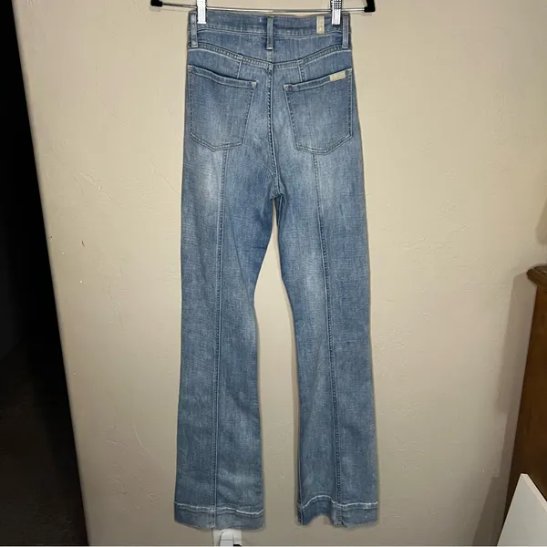 Seven for All Mankind The Ultra High Rise Dojo Center Seam‎ Flare Trouser Jeans - Image 9