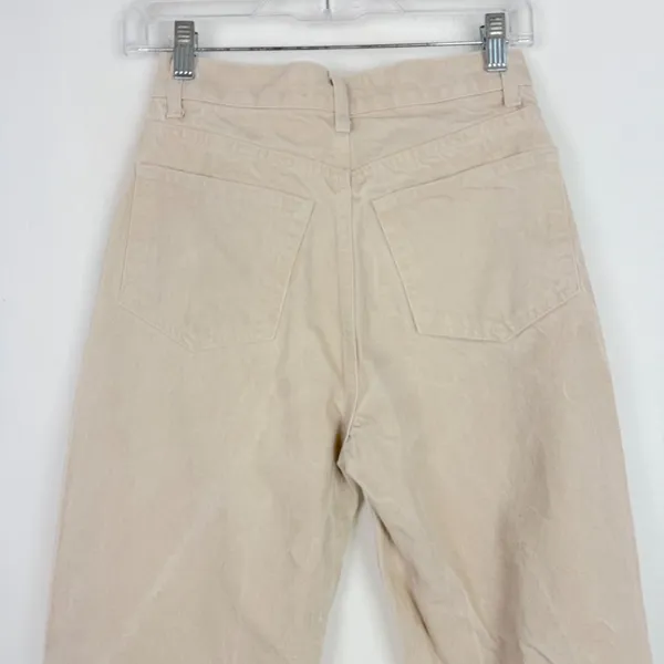 Reformation Sandy Tonal Reworked High Rise Relaxed Straight Jeans Size 25 GUC - Image 8