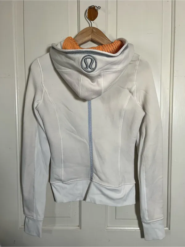 Lululemon Uba Hoodie Reflective Polar Cream-Creamsicle Pop Sz 4 Special Edition - Image 8