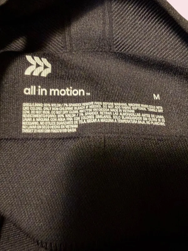 all in motion Black Racerback Seamless Sports Bra - Image 3
