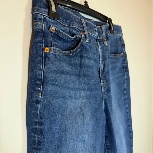 Gap True Skinny High Rise Denim Dark Wash Blue Jeans Womens 31R - Image 2