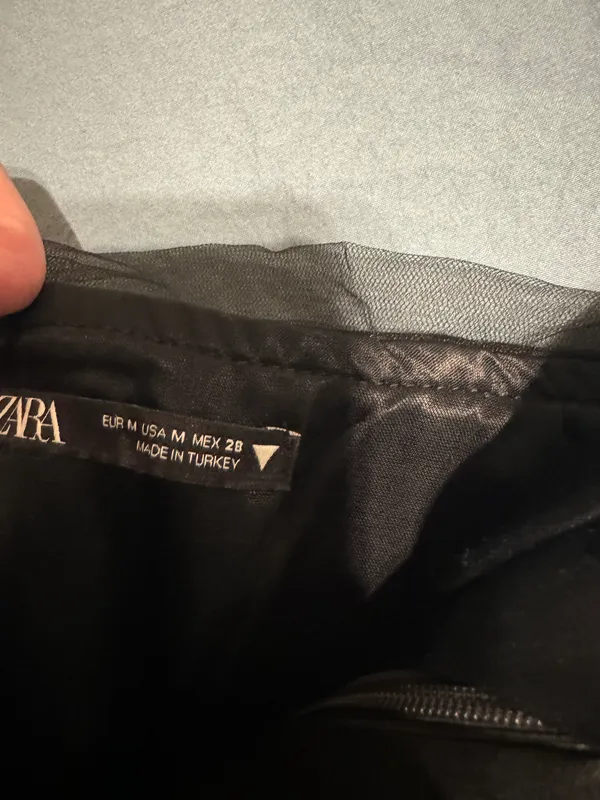 Zara Black Crop Top - Image 5